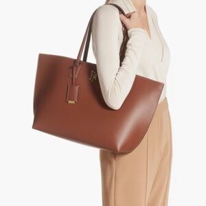 New Authentic Burberry Medium Soft TB Monogram Leather Tote